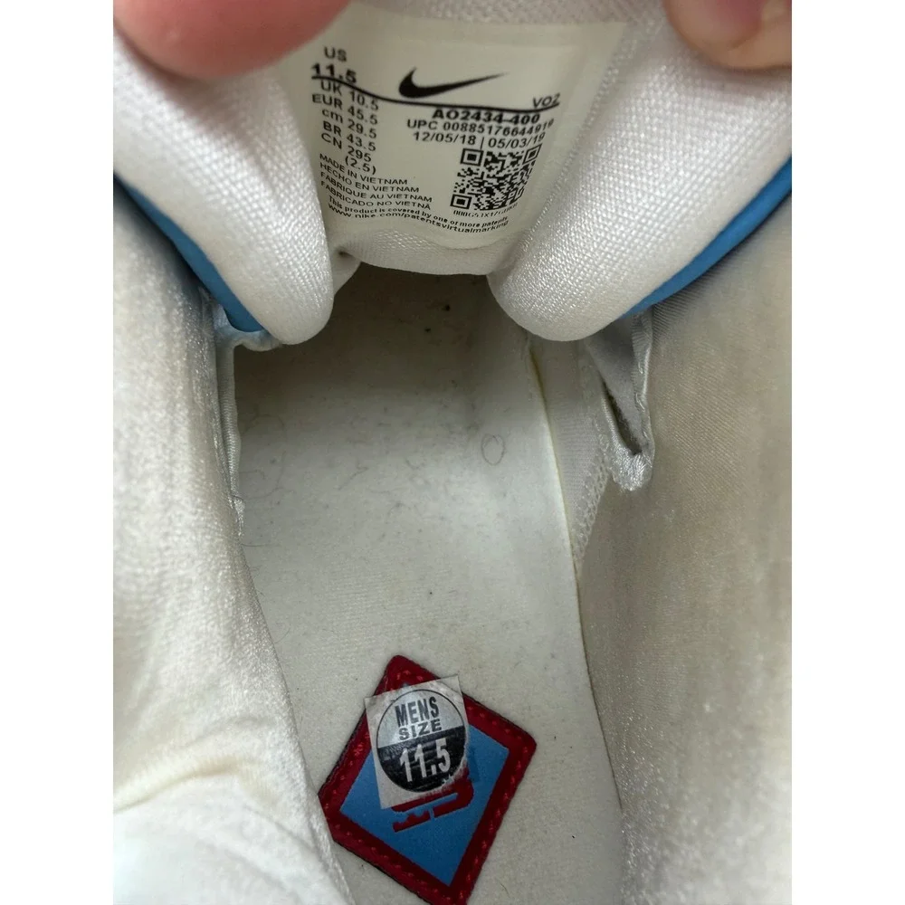Nike LeBron 3 Retro Houston All-Star University Blue White AO2434-400 Mens 11.5